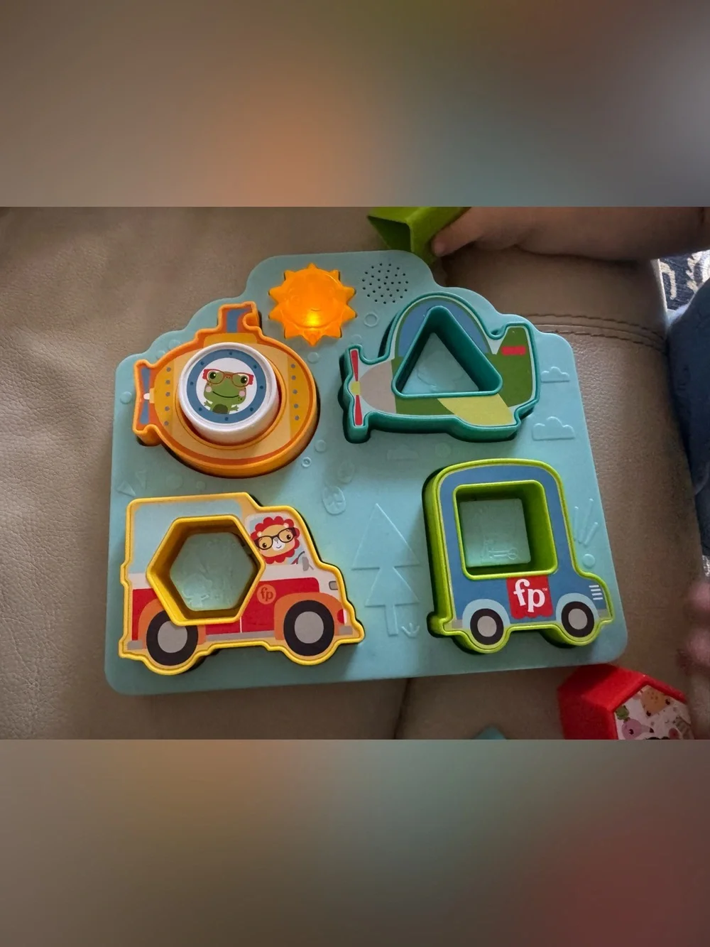 Fisher-Price Blue Multi-Vehicle Activity Puzzle Shape Sorter